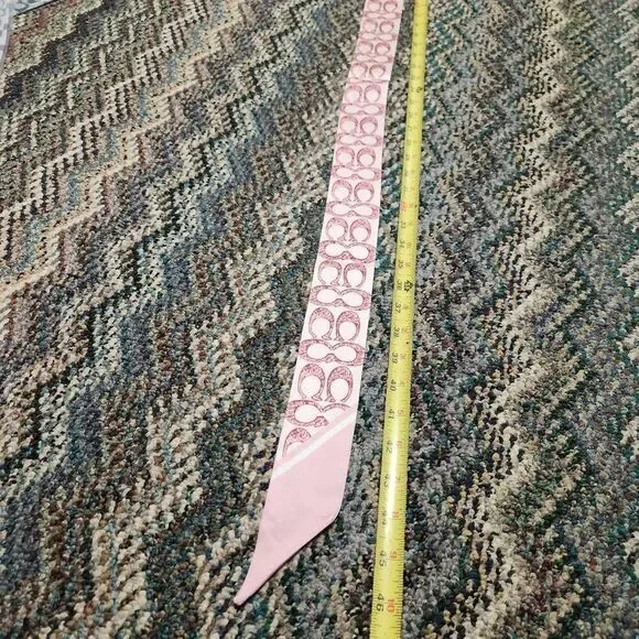 Pink Skinny Scarf - Picture 2 of 5